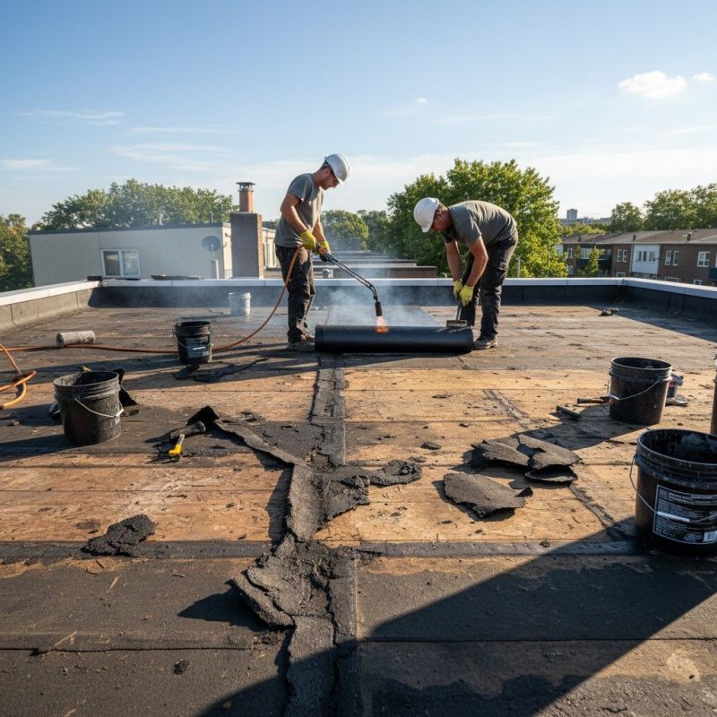 Flat Roof Repair detail
